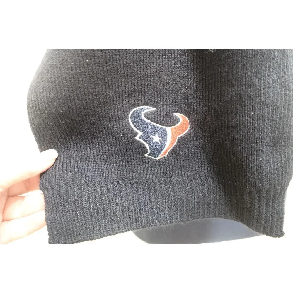 NFL Houston Texans navy blue logo scarf UNISEX‎ 68x9 inches knitted